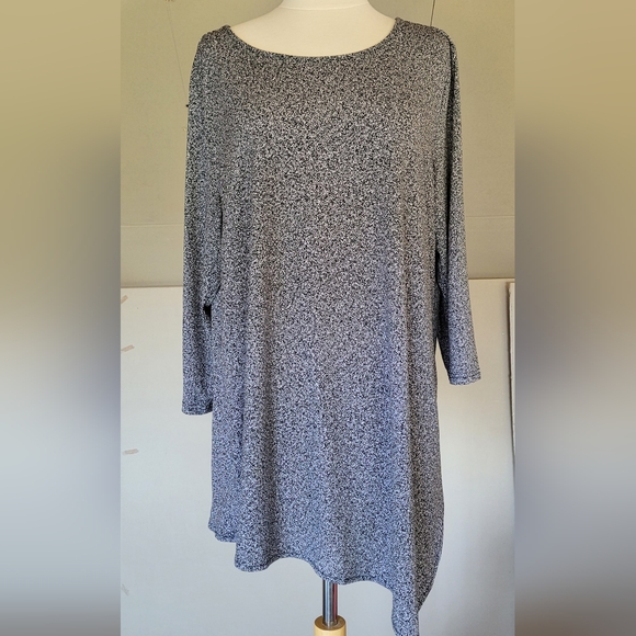 Asymmetrical Alfani Sweater Womens XL | Black and White - Picture 2 of 7